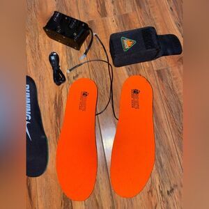 Rocky Warm Gear Battery Powered Footbed Insoles Heated Foot Warmers Sz Men's 9